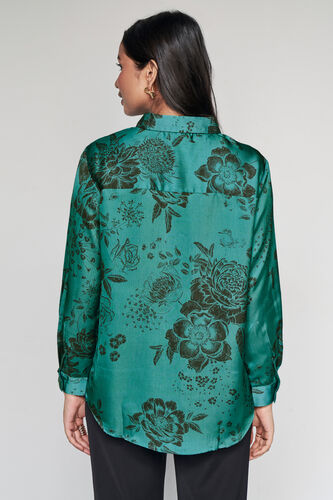Emerald Enigma Shirt, Black, image 4